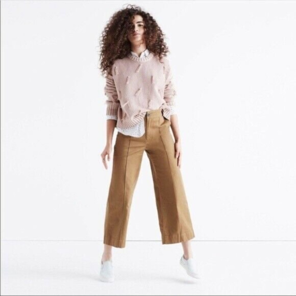 Size 31 Madewell Wide-leg Cropped Pants